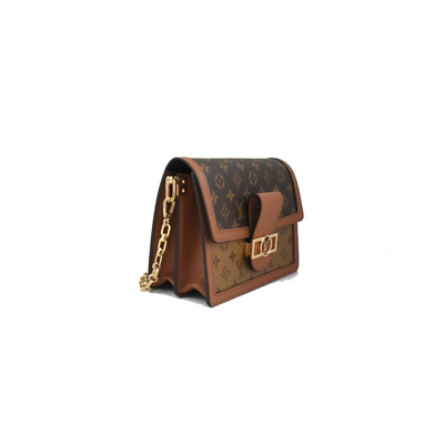 Pre-owned Louis Vuitton Dauphine Mm Monogram Brown In Default Title