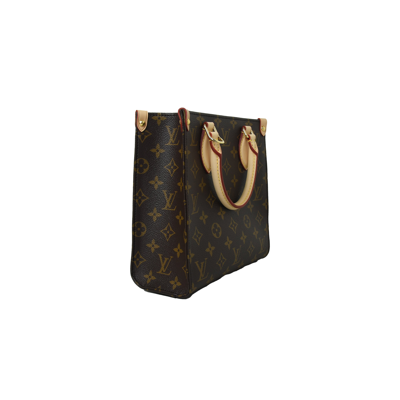 Pre-owned Louis Vuitton Sac Plat Bb Bag Monogram Brown In Default Title