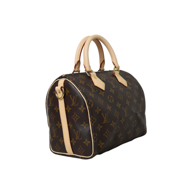 Pre-owned Louis Vuitton Speedy Bandouliere 25 Monogram Brown In Default Title