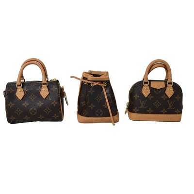 Pre-owned Louis Vuitton Trio Mini Icones Monogram In Default Title