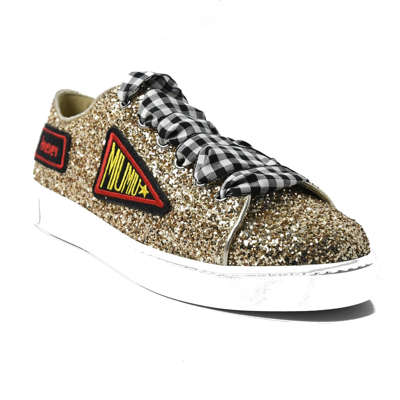 Miu Miu Calzature Donna Glitter Sneaker Pirite In Us 16
