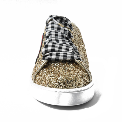 Miu Miu Calzature Donna Glitter Sneaker Pirite In Us 16