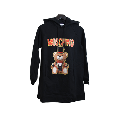 Shop Moschino Magician Teddy Bear Hoodie Black In Xxl