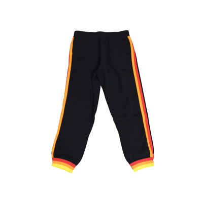 Shop Opening Ceremony Orange Red Stripe Pants Black In Xxl