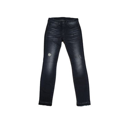 Shop R13 Alison Skinny Strumb Jeans Black In 25