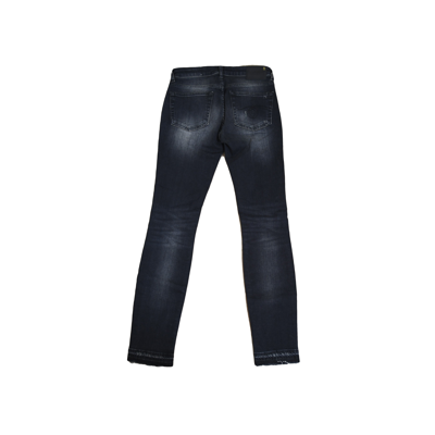 Shop R13 Alison Skinny Strumb Jeans Black In 25