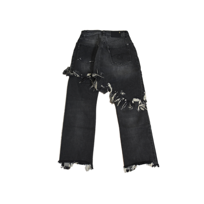 R13 Double Classic Elma Jeans Black In 28 | ModeSens