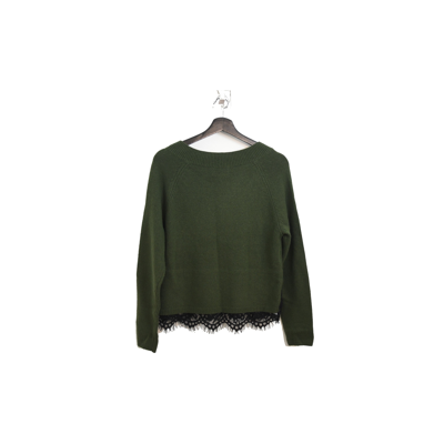 Shop Robert Rodriguez Xo V-neck Sweater Green In Xxl