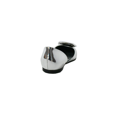 Roger Vivier Ballerine Chips Buckle Strass Mirror Silver In Us 16