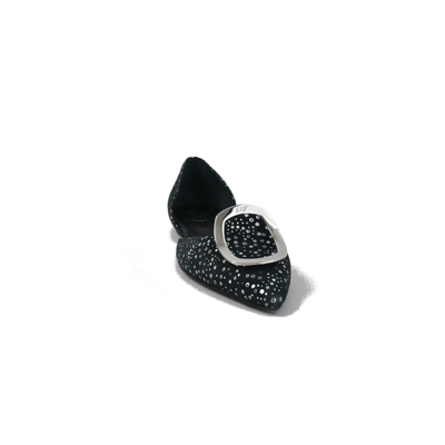 Shop Roger Vivier Dorsay Sexy Choc New Chips Flats Argento In Us 16