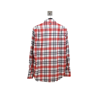 Shop Thom Browne Checked Shirt Red White In 5
