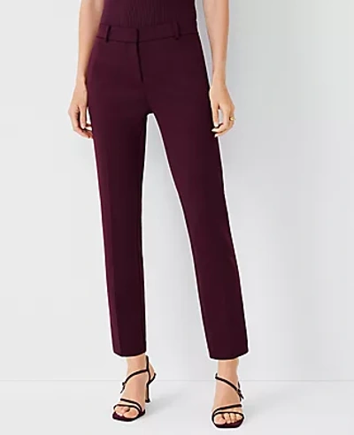 Shop Ann Taylor The Tall Ankle Pant In Plum Rose