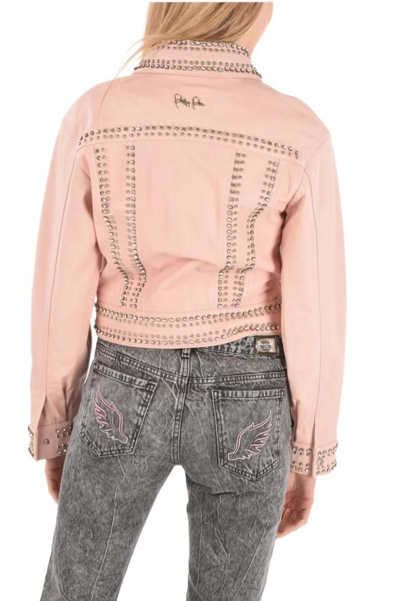 Shop Philipp Plein Women's Pink Other Materials Outerwear Jacket
