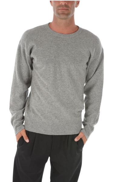 Shop Ermenegildo Zegna Men's Grey Other Materials Sweater