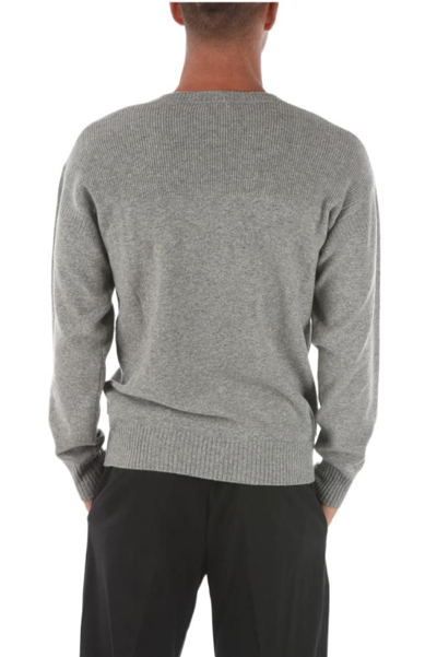 Shop Ermenegildo Zegna Men's Grey Other Materials Sweater