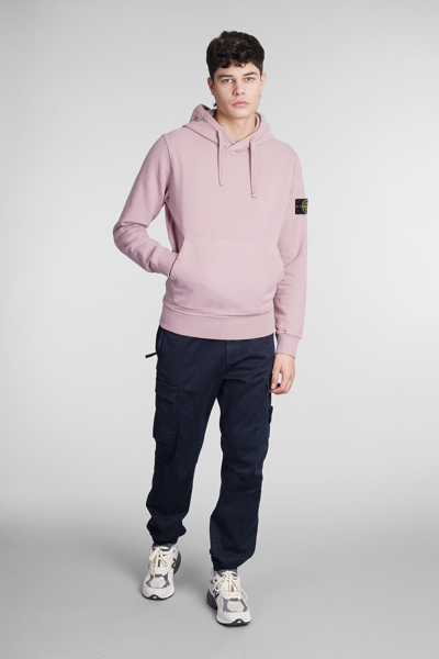 Stone Island Sweatshirt In Rose-pink Cotton | ModeSens