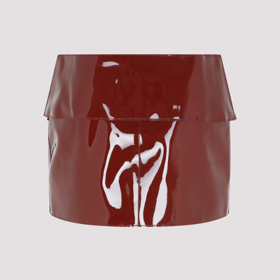 Shop Alyx 1017  9sm  Pvc Mini Skirt In Red