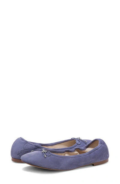 Shop Sam Edelman Felicia Flat In Dusty Violet