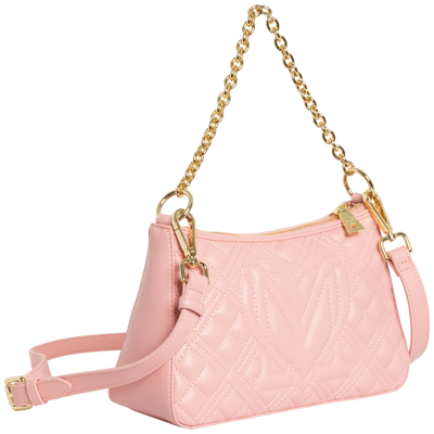 Pre-owned Moschino Love  Handbags Women Jc4135pp0ela0600 Pink Small Lined Interior Bag