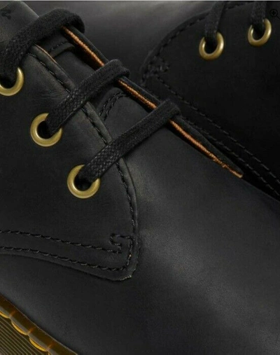 Pre-owned Dr. Martens 6 Men's Coronado V Derbys Uk 10 Black Free Shoe Wipes  | ModeSens