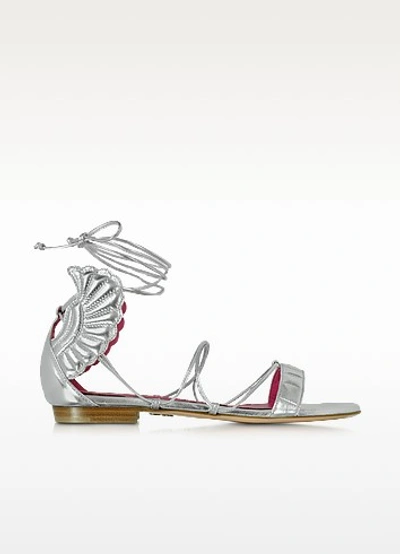 Oscar Tiye Sandals In Silver