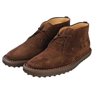 TOD'S Pre-owned Polacco Mens Brown Desert Boots - 10 Uk