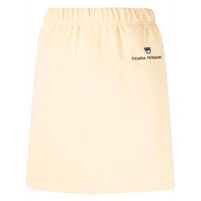 Shop Chiara Ferragni Women's Skirts -  - In Yellow Xs