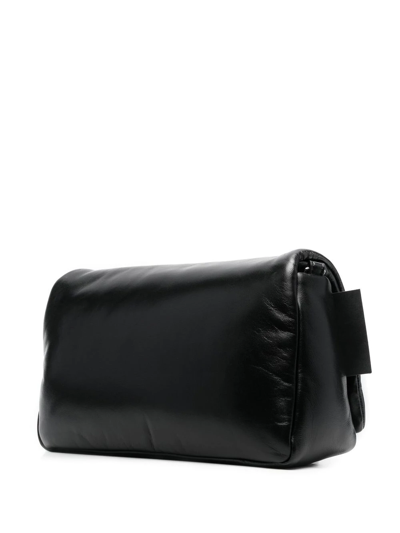 Shop Philipp Plein Leather Medium Shoulder Bag In Schwarz