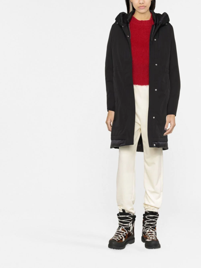 Woolrich Weoka Down-padded Parka In Schwarz