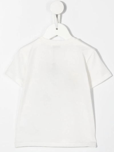 Shop Dolce & Gabbana Logo-print Detail T-shirt In Weiss