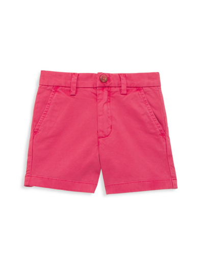 Shop Vineyard Vines Little Boy's & Boy's Cotton Stretch Breaker Shorts In Sailors Red