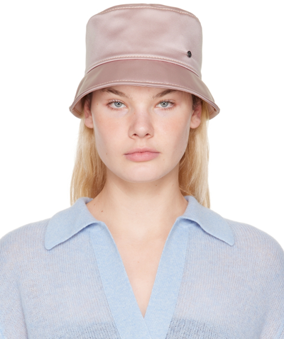 Maison Michel Purple Axel Beach Hat In Lila