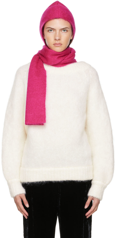 Shop Tom Ford Pink 7g Hood Scarf In Dp453 Fuxia