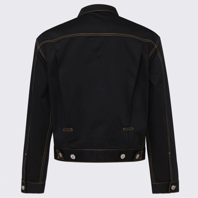 Shop Vivienne Westwood Black Cotton Denim Jacket