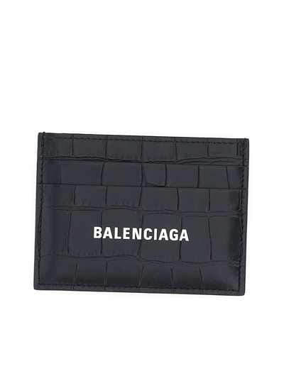 Shop Balenciaga Wallets & Cardholders In Black/ L White