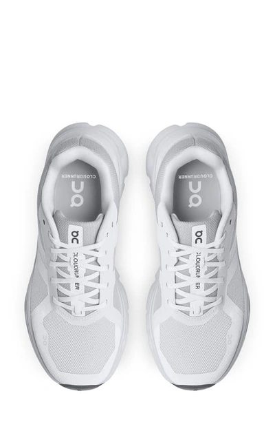 Shop On Cloudrunner Running Shoe In White/ Frost