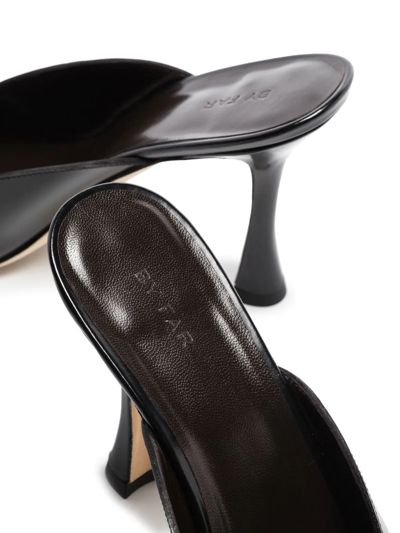 Shop By Far Open-toe Stiletto-heel Sandals In Black