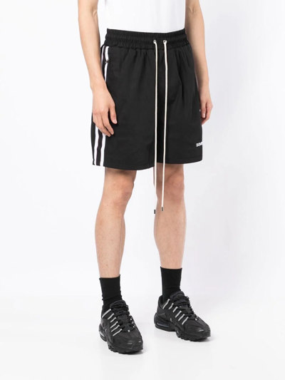 Shop Domrebel Basketball Drawstring Shorts In Black