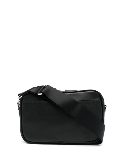 Shop Y's Leather Cross-body Bag In Black