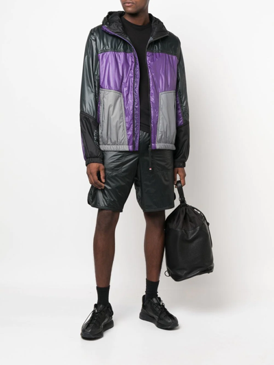 Moncler Peyrus Hooded Sports Jacket In Grey