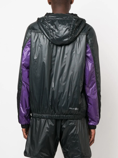 Moncler Peyrus Hooded Sports Jacket In Grey