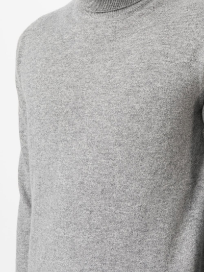 Shop Corneliani Cashmere Roll-neck Jumper In Grey