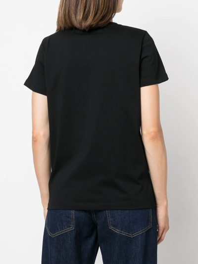 Apc Cotton T-shirt In Black