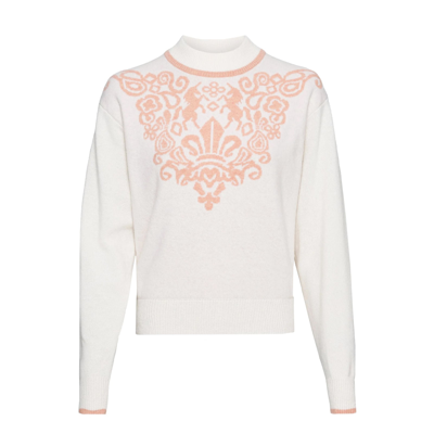 Shop See By Chloé Intarsia Knit In Beige