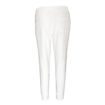 Shop Moschino Swim Logo Track Pants In White