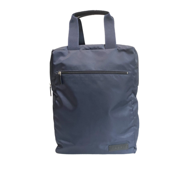 Shop Marni Fabric Travel Handbag In Blue