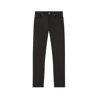 Shop Versace Denim Jeans In Black