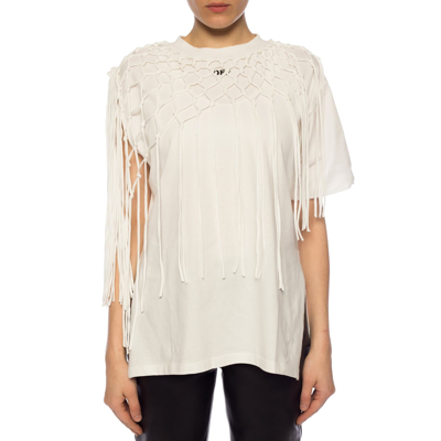 Shop Off-white Off White Crochet Layer Arrow T-shirt
