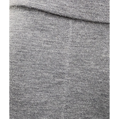 Shop Max Mara Studio Lubiana Knitted Pants In Gray