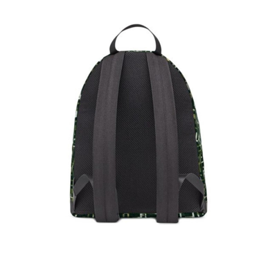 Shop Fendi Ff Monogram Camouflage Backpack In Black